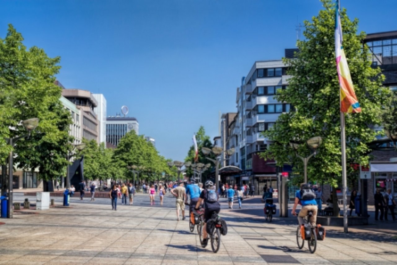 Bild der Königstrasse in Duisburg Zentrum Bild der Königstrasse in Duisburg Zentrum