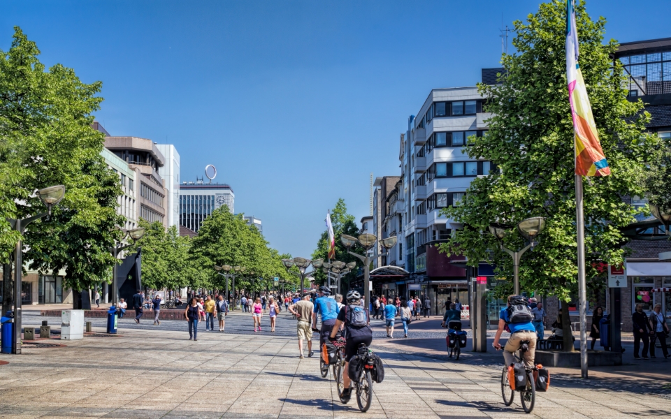 Bild der Königstrasse in Duisburg Zentrum