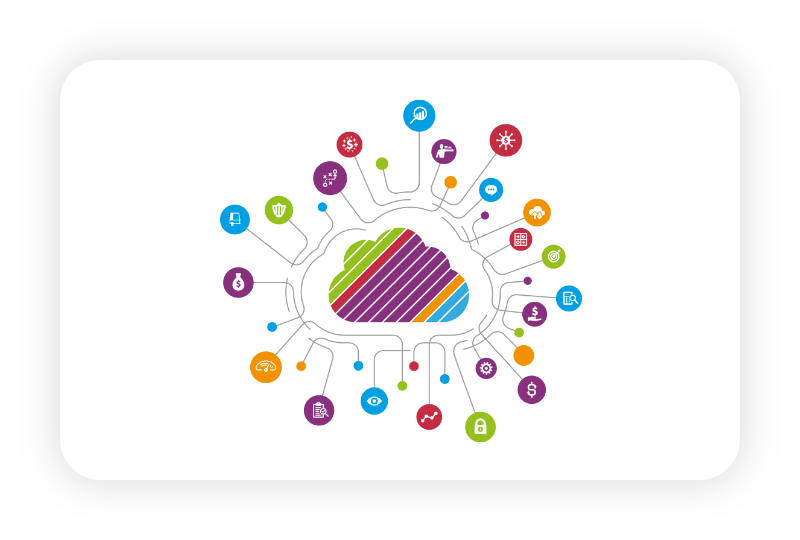Infografik Cloud-Services Infografik Cloud-Services