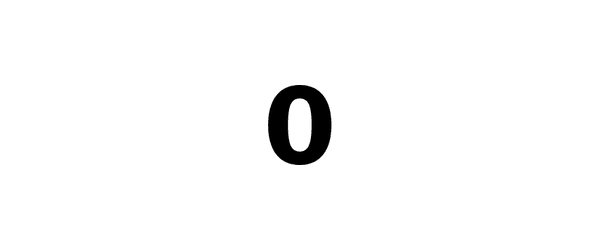 Zahlencounter von 0 bis 27