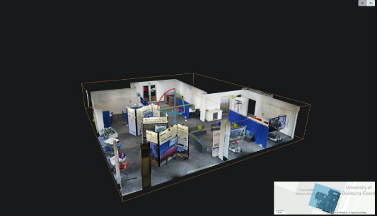 3 D Bild vom Smart City Duisburg Innovation Center 3 D Bild vom Smart City Duisburg Innovation Center